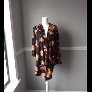 Flow for a Fact Modcloth Print Kimono Sz 1X/2X